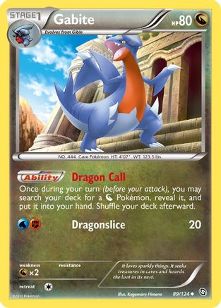 Gabite (89/124) [BW: Dragons Exalted] Pokemon Single Pokémon
