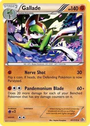 Gallade (/113) Reverse Holofoil [BW: Legendary Treasures] Pokemon Single Pokémon