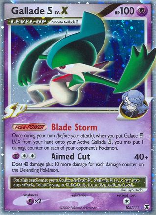 Gallade E4 Lv.X (/111) Holofoil [Platinum: Rising Rivals] Pokemon Single Pokémon