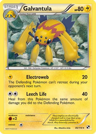 Galvantula (/114) [BW: Base Set] Pokemon Single Pokémon