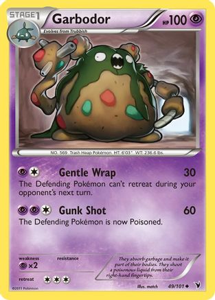 Garbodor (/101) [BW: Noble Victories] Pokemon Single Pokémon