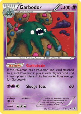Garbodor (68/113) Holofoil [BW: Legendary Treasures] Pokemon Single Pokémon