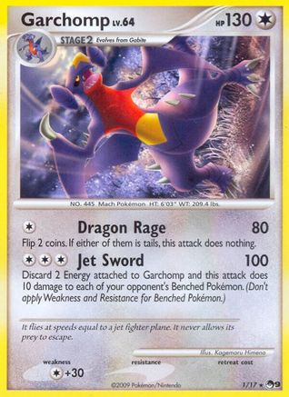 Garchomp (/17) [Promos: POP Series 9] Pokemon Single Pokémon