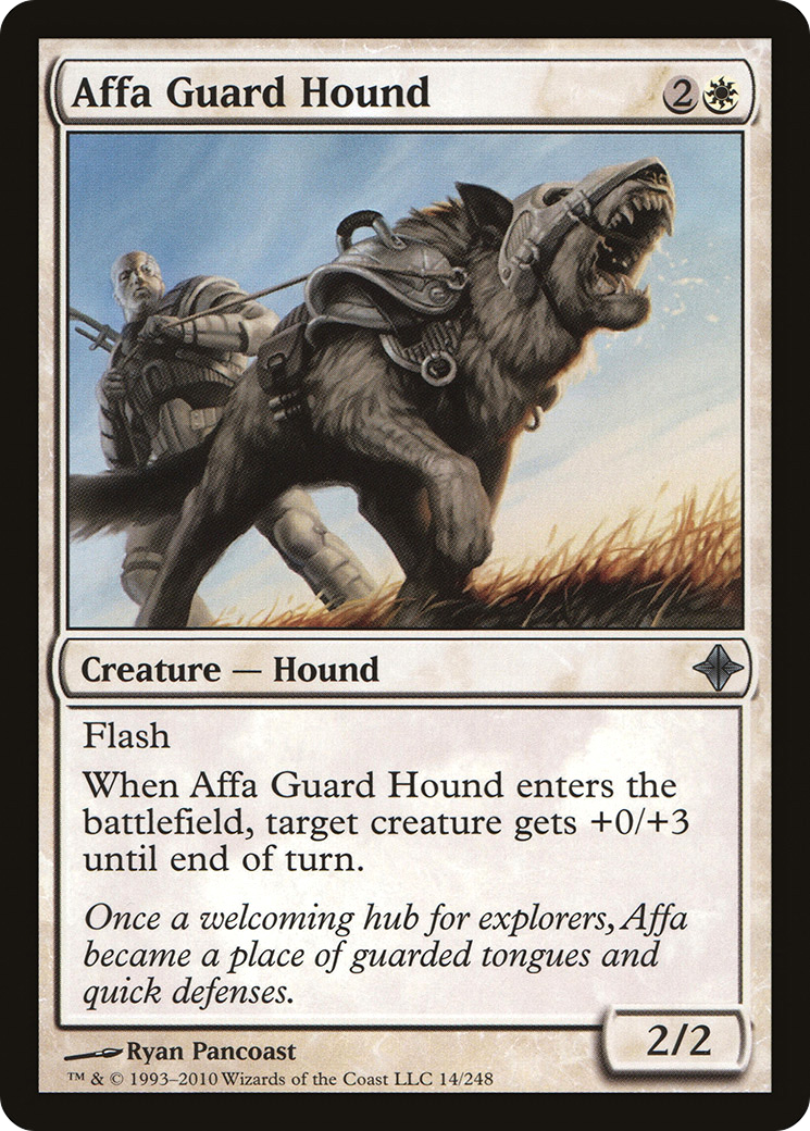 Affa Guard Hound (ROE-014) [Rise of the Eldrazi] MTG Single Wizards of the Coast