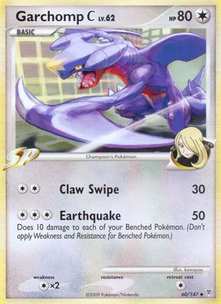 Garchomp C (60/147) [Platinum: Supreme Victors] Pokemon Single Pokémon