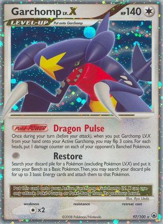 Garchomp LV.X (/100) Holofoil [DP: Majestic Dawn] Pokemon Single Pokémon