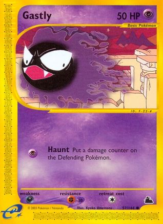 Gastly (/144) Reverse Holofoil [Vintage: Skyridge] Pokemon Single Pokémon