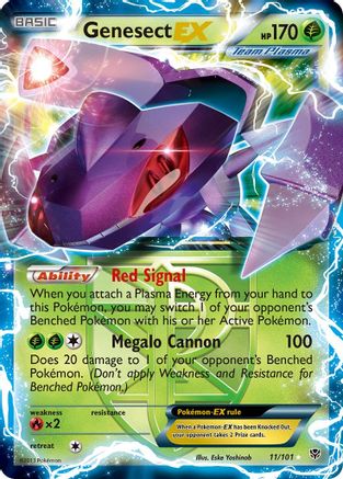 Genesect EX (Team Plasma) (/101) Holofoil [BW: Plasma Blast] Pokemon Single Pokémon