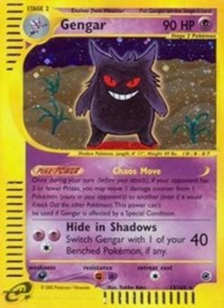 Gengar (13) (/165) Reverse Holofoil [Vintage: Expedition] Pokemon Single Pokémon