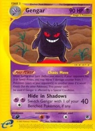 Gengar (48) (/165) Reverse Holofoil [Vintage: Expedition] Pokemon Single Pokémon