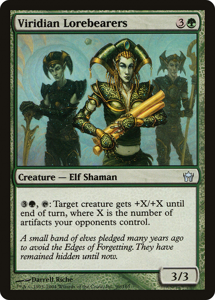 Viridian Lorebearers (5DN-099) [Fifth Dawn] MTG Single Wizards of the Coast