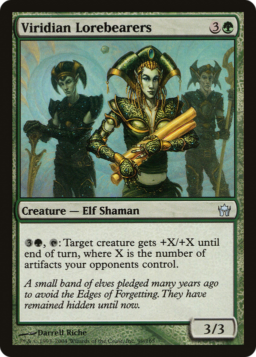 Viridian Lorebearers (5DN-099) [Fifth Dawn] MTG Single Wizards of the Coast