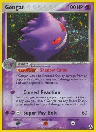 Gengar (5/92) Reverse Holofoil [EX: Legend Maker] Pokemon Single Pokémon