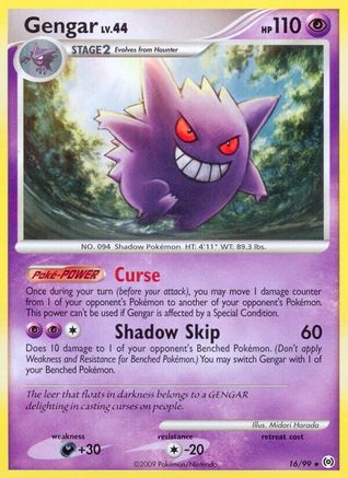 Gengar (16/99) Reverse Holofoil [Platinum: Arceus] Pokemon Single Pokémon