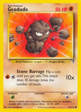 Geodude (/110) Reverse Holofoil [Vintage: Legendary Collection] Pokemon Single Pokémon