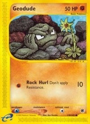 Geodude (110/165) Reverse Holofoil [Vintage: Expedition] Pokemon Single Pokémon
