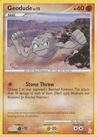 Geodude () [DP: Trainer Kit Manaphy & Lucario] Pokemon Single Pokémon