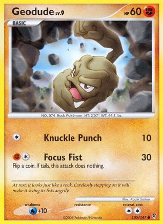 Geodude (/147) Reverse Holofoil [Platinum: Supreme Victors] Pokemon Single Pokémon