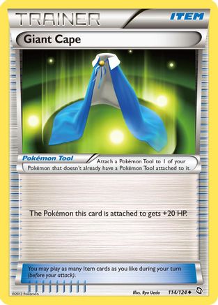 Giant Cape (/124) Reverse Holofoil [BW: Dragons Exalted] Pokemon Single Pokémon
