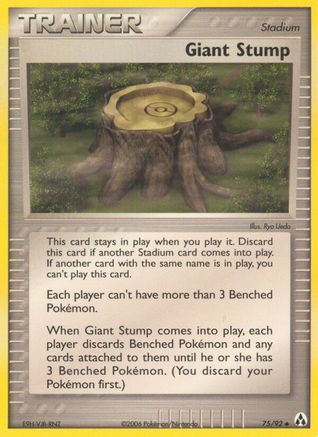 Giant Stump (/92) Reverse Holofoil [EX: Legend Maker] Pokemon Single Pokémon