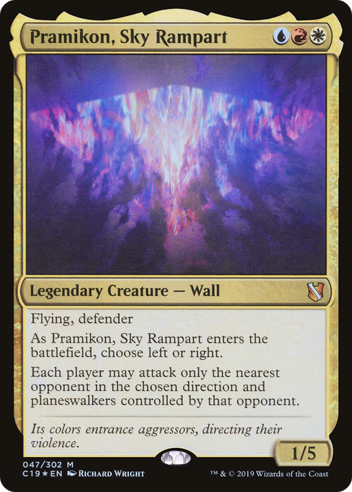 Pramikon, Sky Rampart (C19-047) [Commander 2019] Foil MTG Single Wizards of the Coast