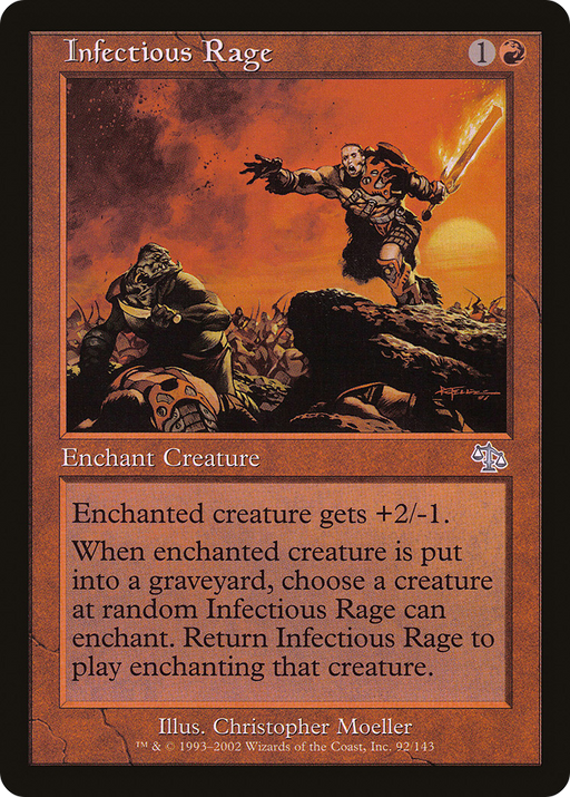 Infectious Rage (JUD-092) [Judgment] MTG Single Wizards of the Coast