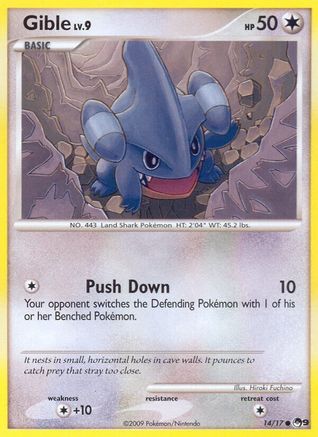 Gible 14/17 [Promos: POP Series 9] Pokemon Single Pokémon