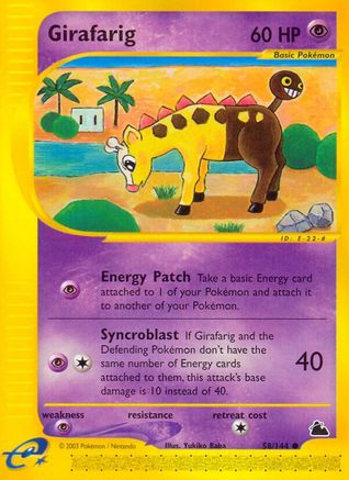 Girafarig (/144) Reverse Holofoil [Vintage: Skyridge] Pokemon Single Pokémon