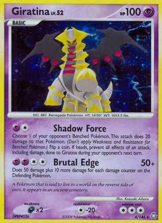Giratina (/146) Reverse Holofoil [DP: Legends Awakened] Pokemon Single Pokémon