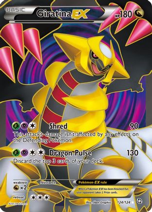 Giratina EX (124 Full Art) (/124) Holofoil [BW: Dragons Exalted] Pokemon Single Pokémon