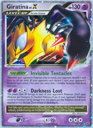 Giratina LV.X (/127) Holofoil [Platinum: Base set] Pokemon Single Pokémon