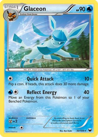 Glaceon (/108) Reverse Holofoil [BW: Dark Explorers] Pokemon Single Pokémon