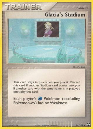 Glacia's Stadium (/108) Reverse Holofoil [EX: Power Keepers] Pokemon Single Pokémon