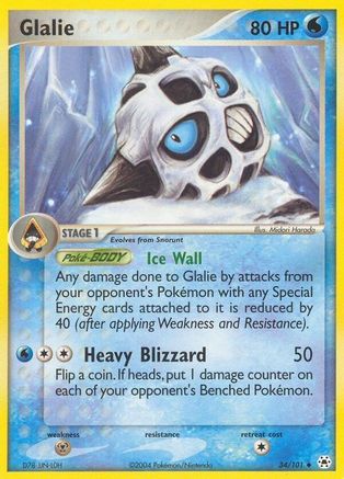 Glalie (/101) Reverse Holofoil [EX: Hidden Legends] Pokemon Single Pokémon