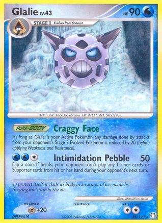 Glalie (/123) Reverse Holofoil [DP: Mysterious Treasures] Pokemon Single Pokémon