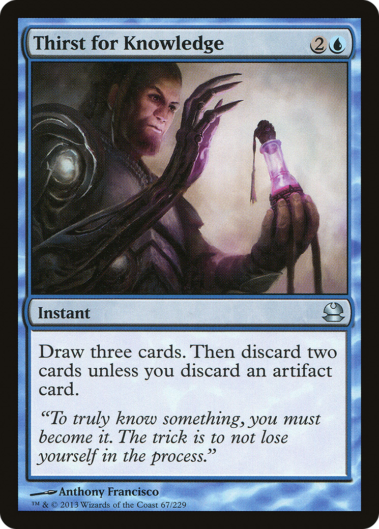 Thirst for Knowledge (MMA-067) [Modern Masters] MTG Single Modern Masters
