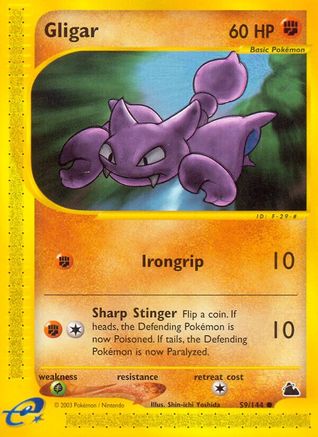 Gligar (/144) Reverse Holofoil [Vintage: Skyridge] Pokemon Single Pokémon