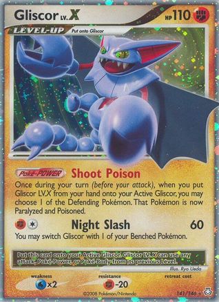 Gliscor LV.X (/146) Holofoil [DP: Legends Awakened] Pokemon Single Pokémon