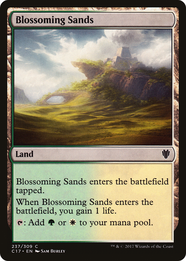 Blossoming Sands (C17-237) [Commander 2017] MTG Single Wizards of the Coast