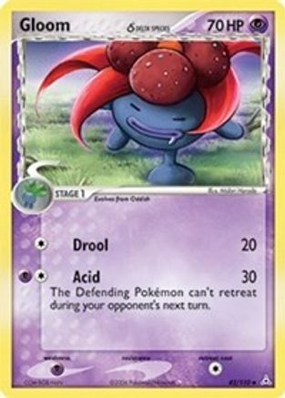 Gloom (Delta Species) (42/110) Reverse Holofoil [EX: Holon Phantoms] Pokemon Single Pokémon