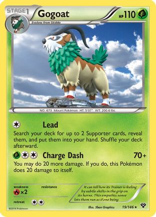 Gogoat (/146) Reverse Holofoil [XY: Base Set] Pokemon Single Pokémon