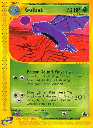 Golbat (/144) Reverse Holofoil [Vintage: Skyridge] Pokemon Single Pokémon