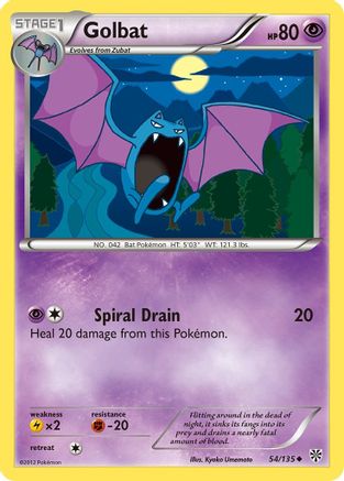 Golbat (54/135) - [BW: Plasma Storm] Pokemon Single Pokémon