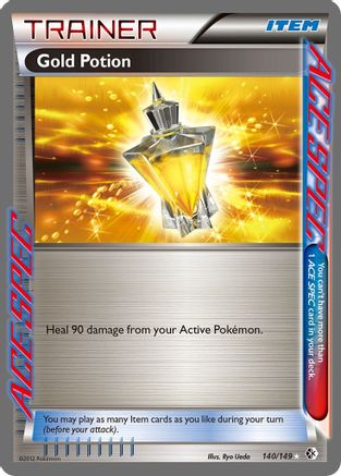 Gold Potion (/149) Holofoil [BW: Boundaries Crossed] Pokemon Single Pokémon