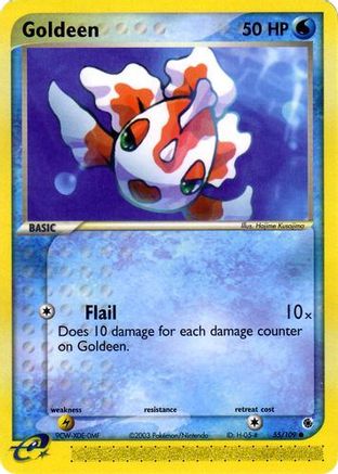 Goldeen (55/109) Reverse Holofoil [EX: Ruby & Sapphire] Pokemon Single Pokémon