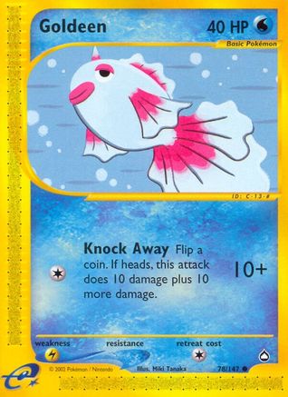 Goldeen (78/147) Reverse Holofoil [Vintage: Aquapolis] Pokemon Single Pokémon