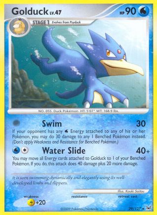 Golduck (/127) Reverse Holofoil [Platinum: Base set] Pokemon Single Pokémon