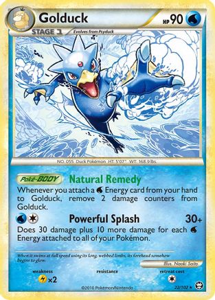 Golduck (/102) Reverse Holofoil [HGSS: Triumphant] Pokemon Single Pokémon
