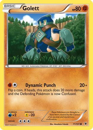 Golett (/101) Reverse Holofoil [BW: Noble Victories] Pokemon Single Pokémon