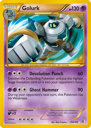 Golurk (/149) Holofoil [BW: Boundaries Crossed] Pokemon Single Pokémon